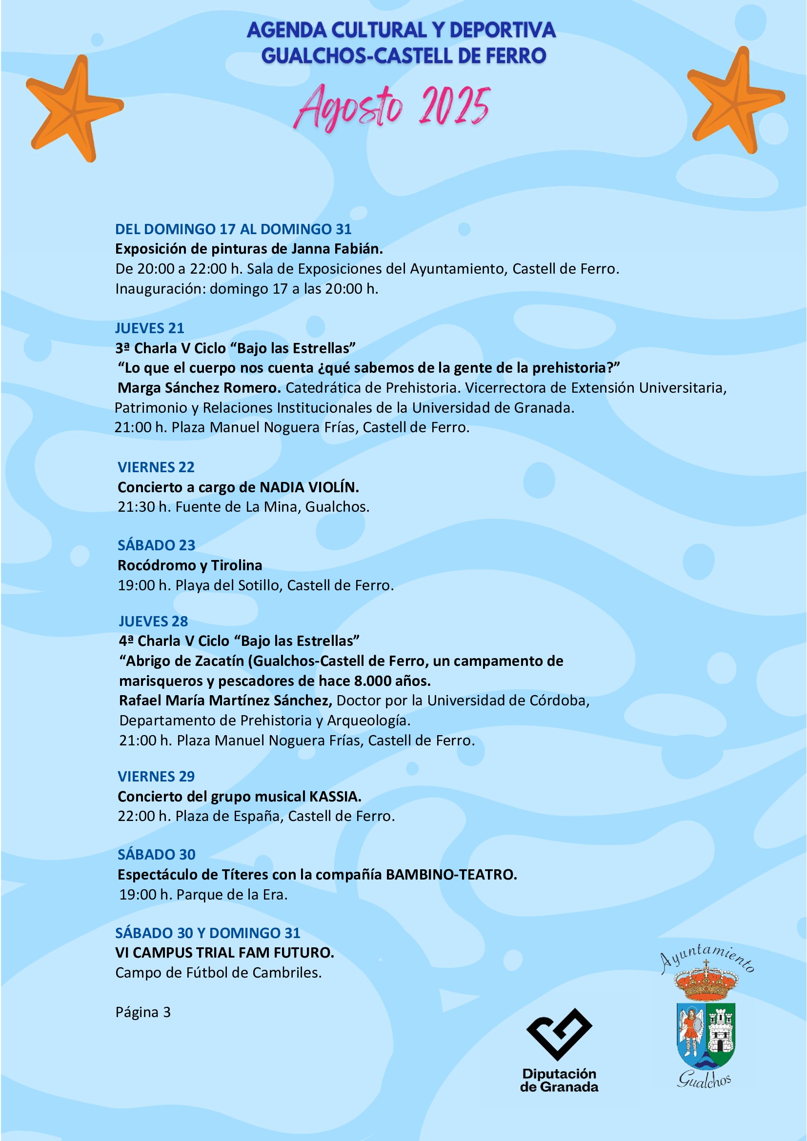 cartel del evento